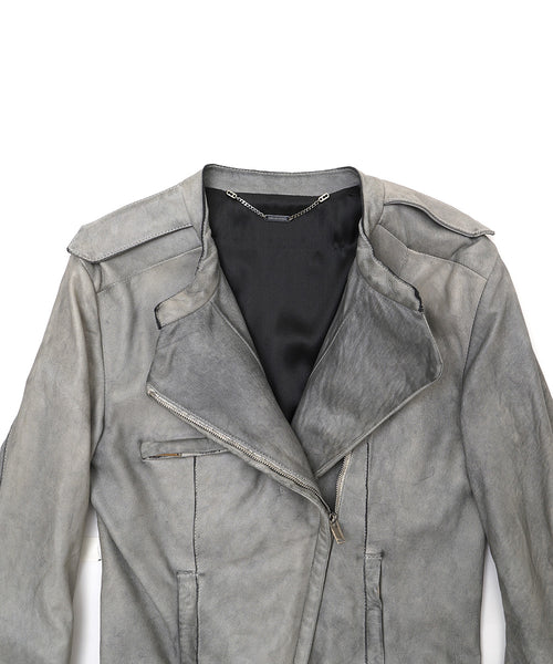 LEATHER BLOUSON