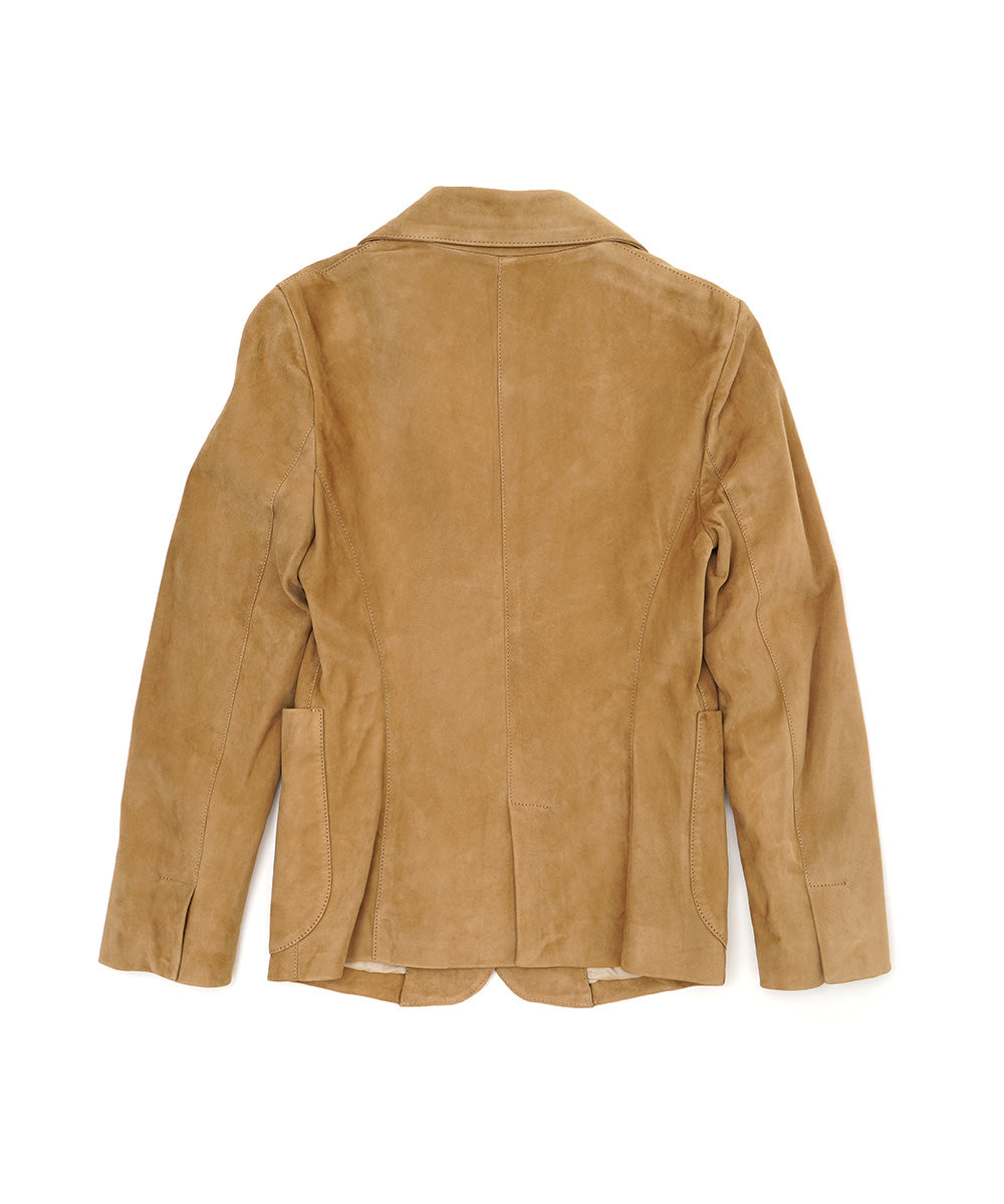 LEATHER TAILORED JACKET