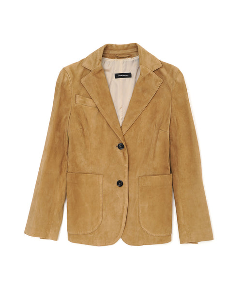 LEATHER TAILORED JACKET