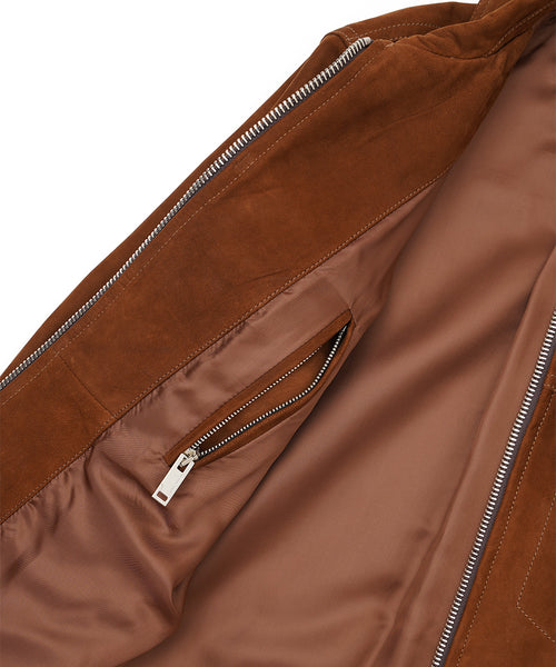 LEATHER BLOUSON
