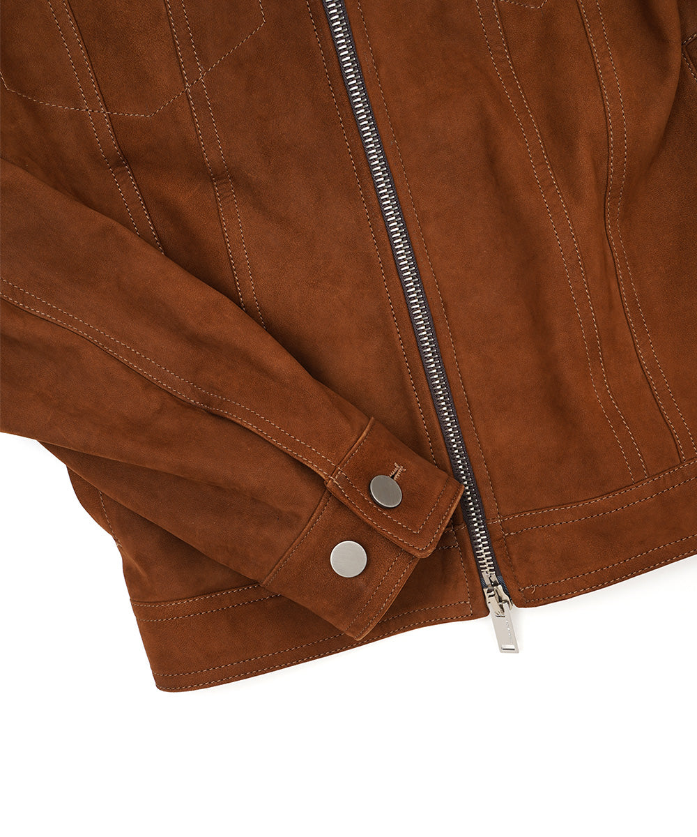 LEATHER BLOUSON