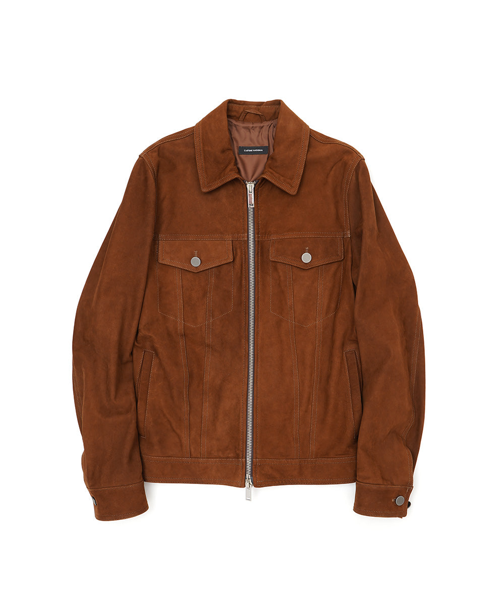 LEATHER BLOUSON