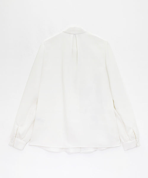 BOWTIE PRINTED BLOUSE