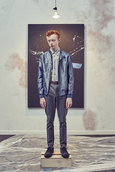 STAND COLLAR BLOUSON