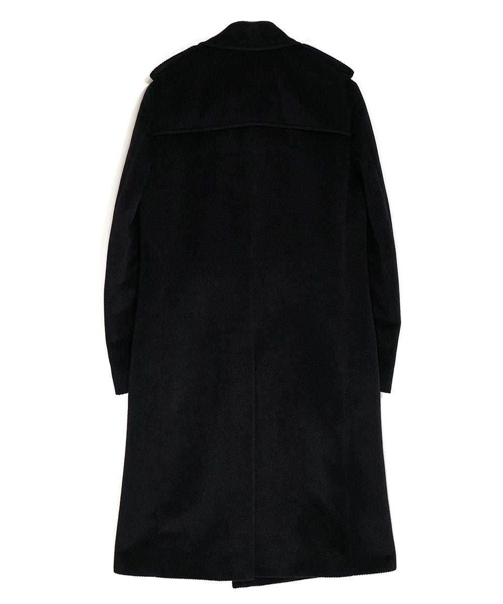 WAFFLE WOOL COAT