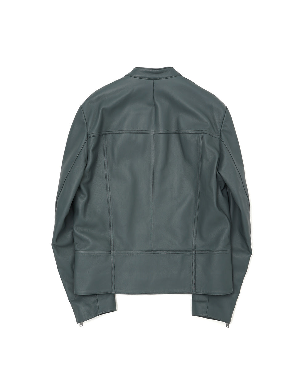 SINGLE LEATHER BLOUSON