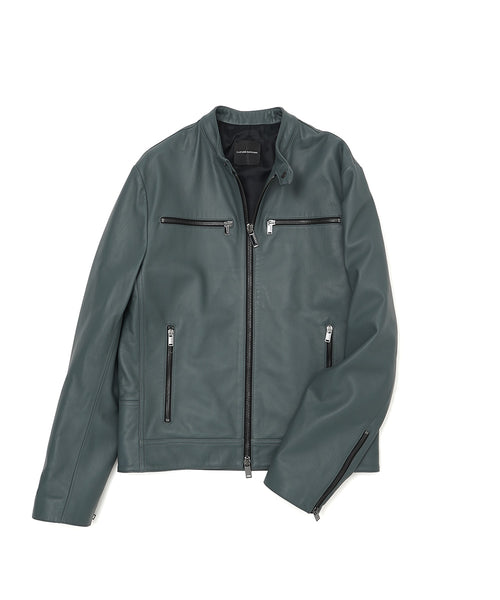 SINGLE LEATHER BLOUSON