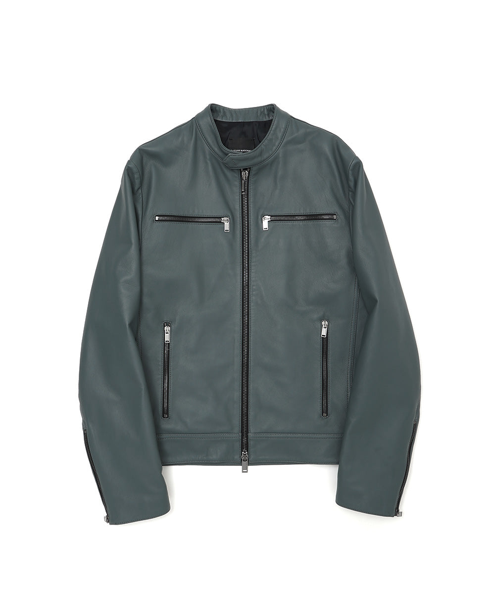 SINGLE LEATHER BLOUSON