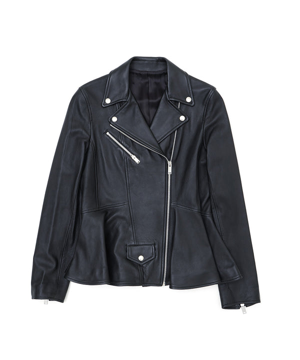 PEPLUM LAMB LEATHER RIDERS