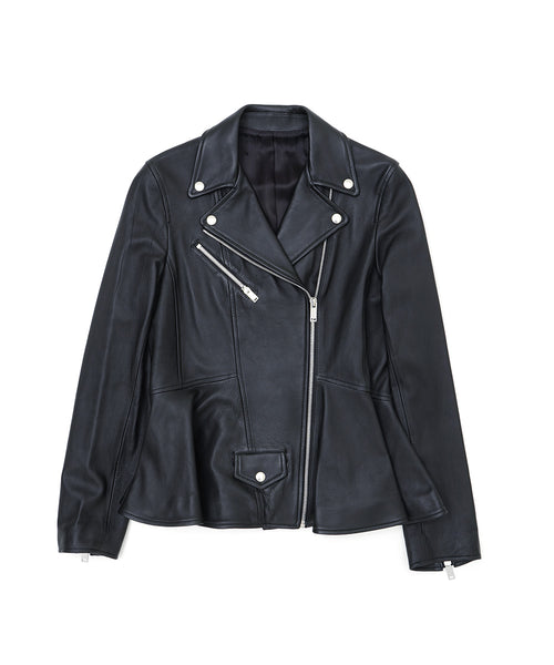 PEPLUM LAMB LEATHER RIDERS