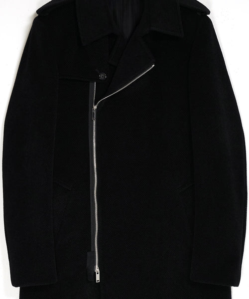 WAFFLE WOOL COAT
