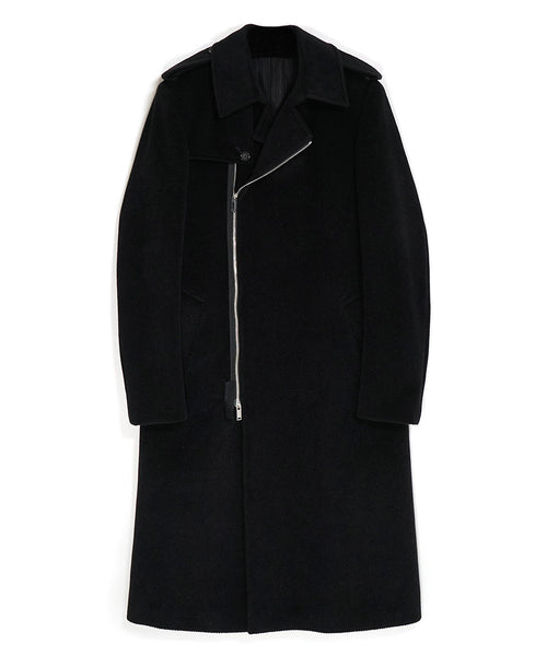 WAFFLE WOOL COAT
